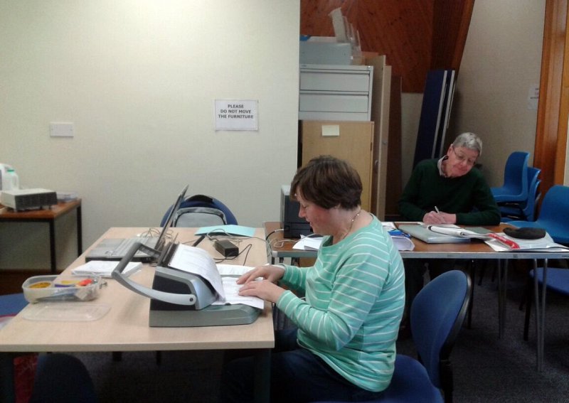 Publications team in Library